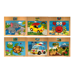 12 Piece Tray Puzzle - Assorted 12 Piece Tray Puzzle - Assorted